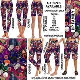 RTS - HP Family Biker/Capris/Leggings with High Side Pockets
