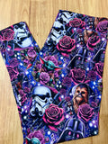 RTS - Floral SW Biker/Capris/Leggings with High Side Pockets