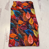 Colorful Fall Leaves - Leggings with Pockets