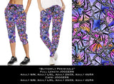 Butterfly Periwinkle - Capri Joggers